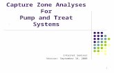 Capture Zone Analyses For Pump and Treat Systems