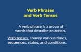 Verb Phrases and Verb Tenses
