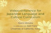 Videoconference for Japanese Language and Culture Curriculum