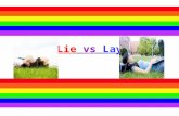 Lie vs Lay