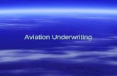 Aviation Underwriting