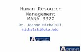 Human Resource Management MANA 3320