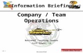 Company / Team Operations