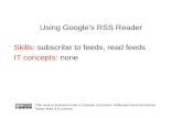 Using Google’s RSS Reader