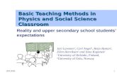 Basic Teaching Methods in Physics and Social Science Classroom