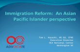 Immigration Reform:  An Asian Pacific Islander perspective