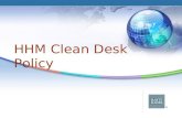 HHM Clean Desk Policy