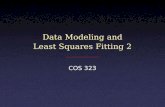 Data Modeling and Least Squares Fitting 2