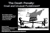 The Death Penalty:  Cruel and Unusual Punishment?