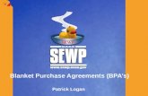 Blanket Purchase Agreements (BPA’s)