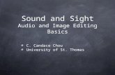 Sound and Sight Audio and Image Editing Basics