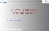 e-EVN: practical considerations