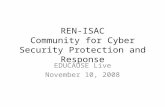 REN-ISAC Community for Cyber Security Protection and Response