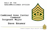 ROLE OF THE  NONCOMMISSIONED OFFICER