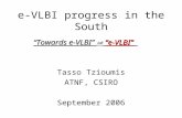 e-VLBI progress in the South