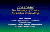 DDR SDRAM The Memory of Choice for Mobile Computing