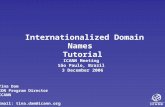 Internationalized Domain Names  Tutorial