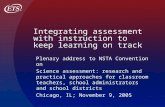 Integrating assessment with instruction to keep learning on track