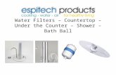 Water Filters – Countertop – Under the Counter – Shower – Bath Ball