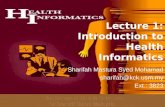 Lecture 1: Introduction to Health Informatics