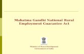 Mahatma Gandhi National Rural Employment Guarantee Act Ministry of Rural Development