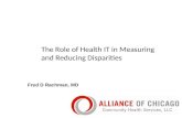The Role of Health IT in Measuring and Reducing Disparities