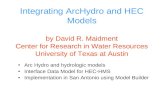 Arc Hydro and hydrologic models Interface Data Model for HEC-HMS