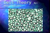 Cell Theory  by: Khari Sanchez