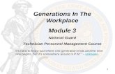 Generations In The Workplace Module 3 National Guard Technician Personnel Management Course