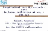 Longitudinal density correlations in Au+Au collisions at  √s NN  =  200 GeV