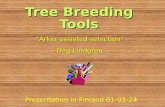 Tree Breeding Tools