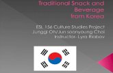 Traditional Snack and Beverage from Korea