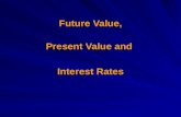 Future Value, Present Value and  Interest Rates