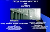 CEQA FUNDAMENTALS for LAFCo’s