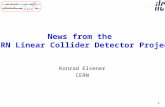 News from the  CERN Linear Collider Detector Project