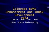 Colorado EDAS Enhancement and Index Development 2004