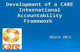Development of a CARE International Accountability Framework
