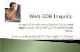 Web EDB Inquiry