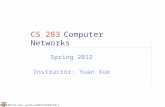 CS 283 Computer Networks