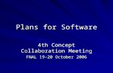 Plans for Software