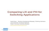 Comparing LXI and PXI for Switching Applications