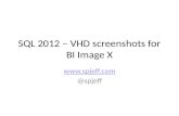 SQL 2012 – VHD screenshots for BI Image X