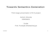 Towards Semantics Generation