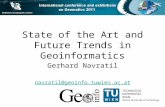 State of the Art and Future Trends in Geoinformatics