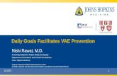 Daily Goals Facilitates VAE Prevention