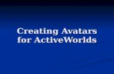 Creating Avatars for ActiveWorlds