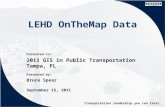 LEHD  OnTheMap  Data
