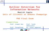 Outlier Detection  for  Information Networks