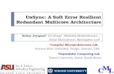 UnSync: A Soft Error Resilient Redundant  Multicore  Architecture
