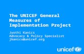 Jyothi Kanics Advocacy & Policy Specialist jkanics@unicef